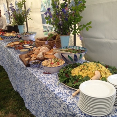 Tuinfeest 200 personen buffet Lunch GEBRUIKEN VOOR BUFFET LUNCH